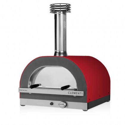 100x80-Clementi-Gold-gas-fired-pizza-oven-in-red