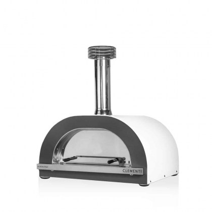 60x60-Clementi-Gold-Family-wood-fired-pizza-oven-in-white-the-pizza-oven-shop