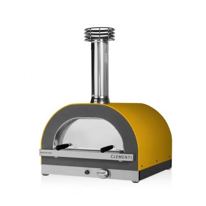 60x60-Clementi-Gold-gas-fired-pizza-oven-in-Mustard