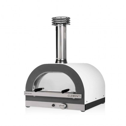 60x60-Clementi-Gold-gas-fired-pizza-oven-in-white-the-pizza-oven-shop